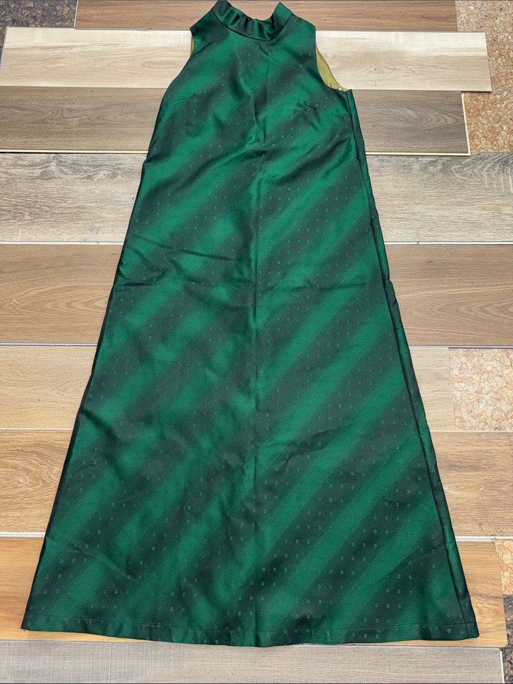 Buru Maxi Mod Dress Emerald Jacquard Dress size Small